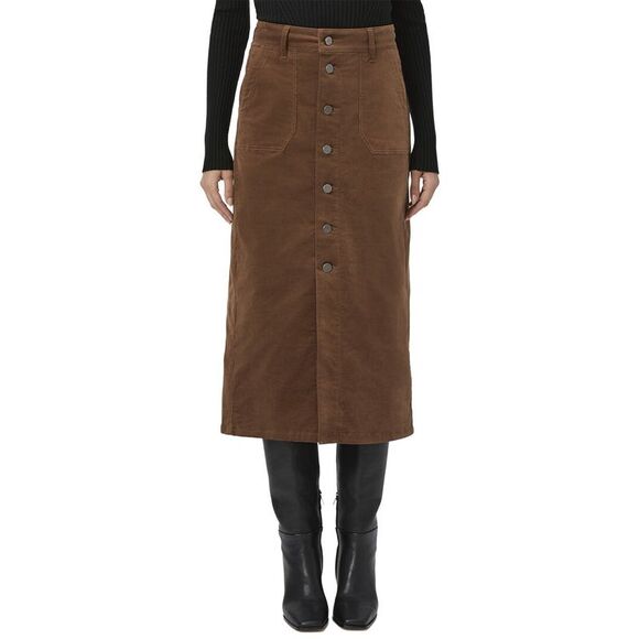 PAIGE Dresses & Skirts - Paige Womens   Meadow Midi Skirt, Brown